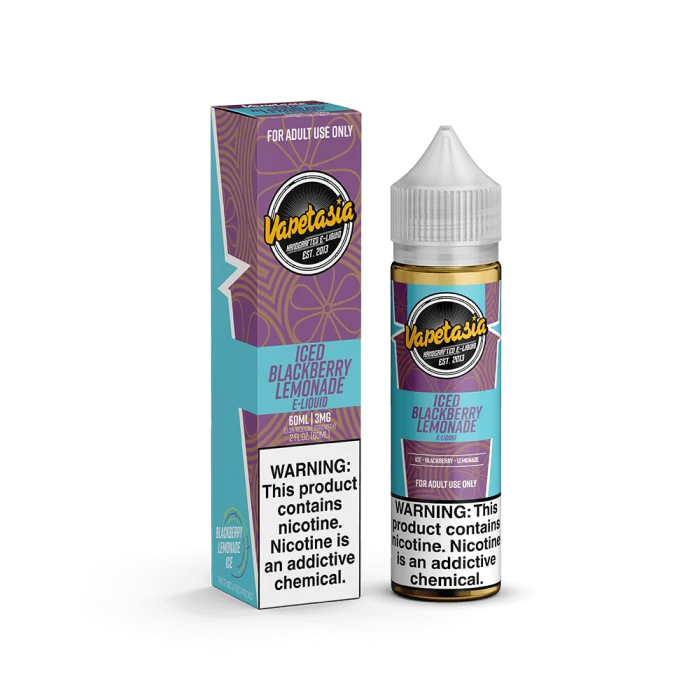 VAPETASIA ELIQUID - ICED BLACKBERRY LEMONADE - 60ML