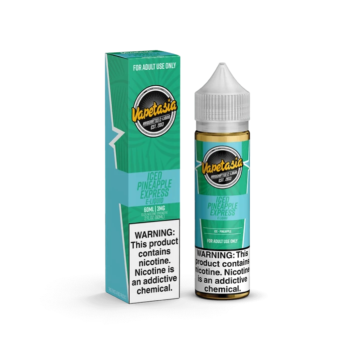 VAPETASIA ELIQUID - ICED PINEAPPLE EXPRESS - 60ML