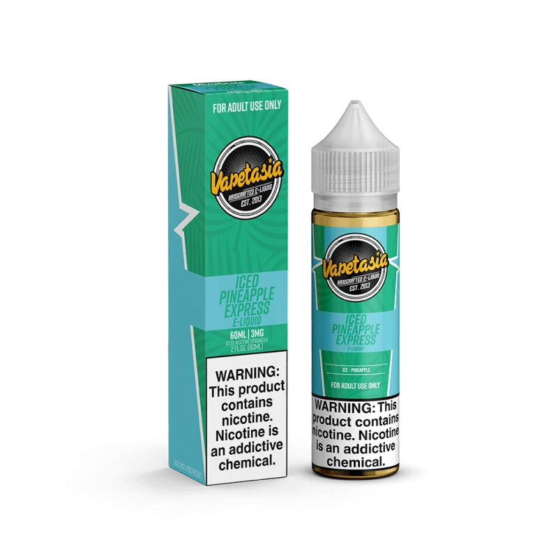 VAPETASIA ELIQUID - ICED PINEAPPLE EXPRESS - 60ML