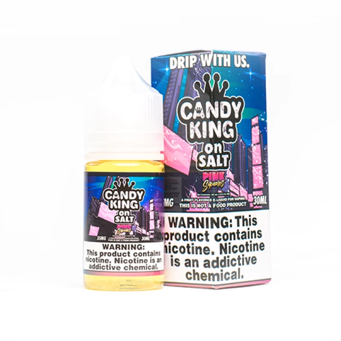 CANDY KING ON SALT - PINK SQUARES - 30ML CANDY KING ON SALT - PINK SQUARES - 30ML