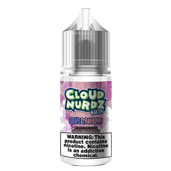 CLOUD NURDZ SALTS - GRAPE STRAWBERRY - 30ML