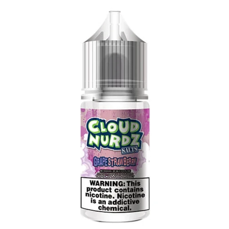 CLOUD NURDZ SALTS - GRAPE STRAWBERRY - 30ML