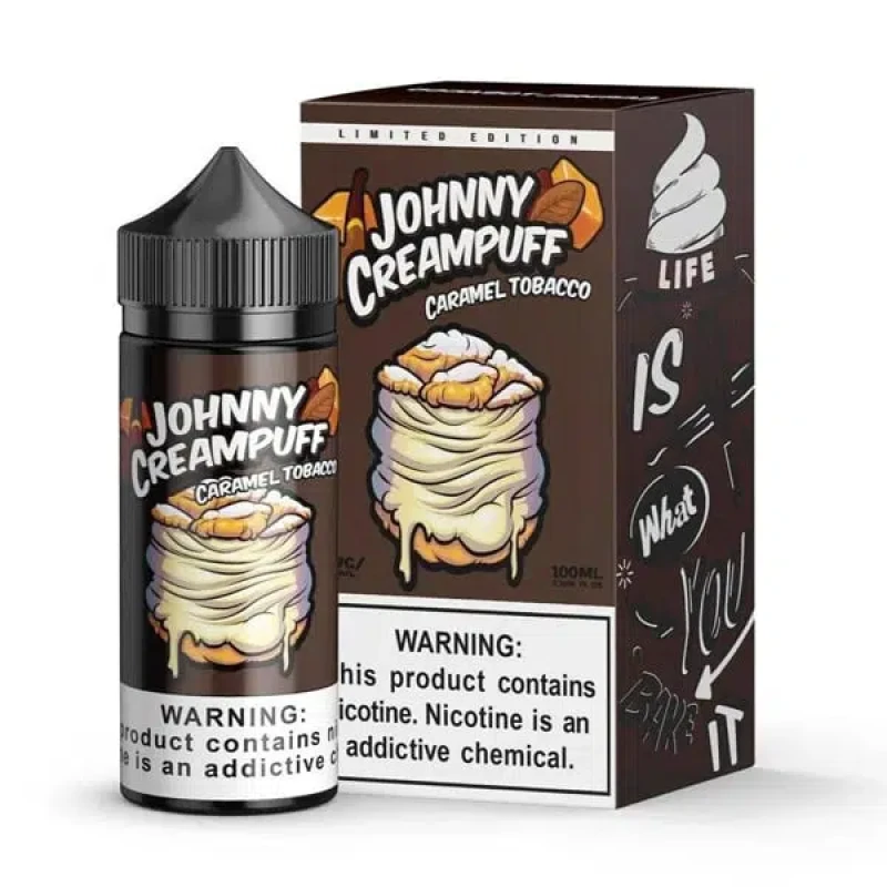 JOHNNY CREAMPUFF BY TINTED BREW - CARAMEL TOBACCO - 100ML