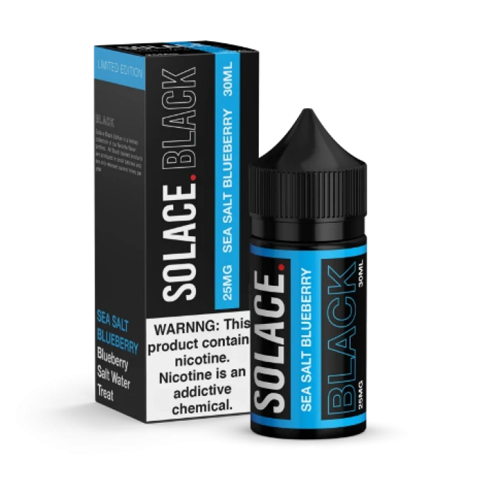 SOLACE BLACK SALTS - SEA SALT BLUEBERRY - 30ML