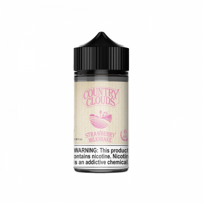 COUNTRY CLOUDS - STRAWBERRY MILKSHAKE - 100ML