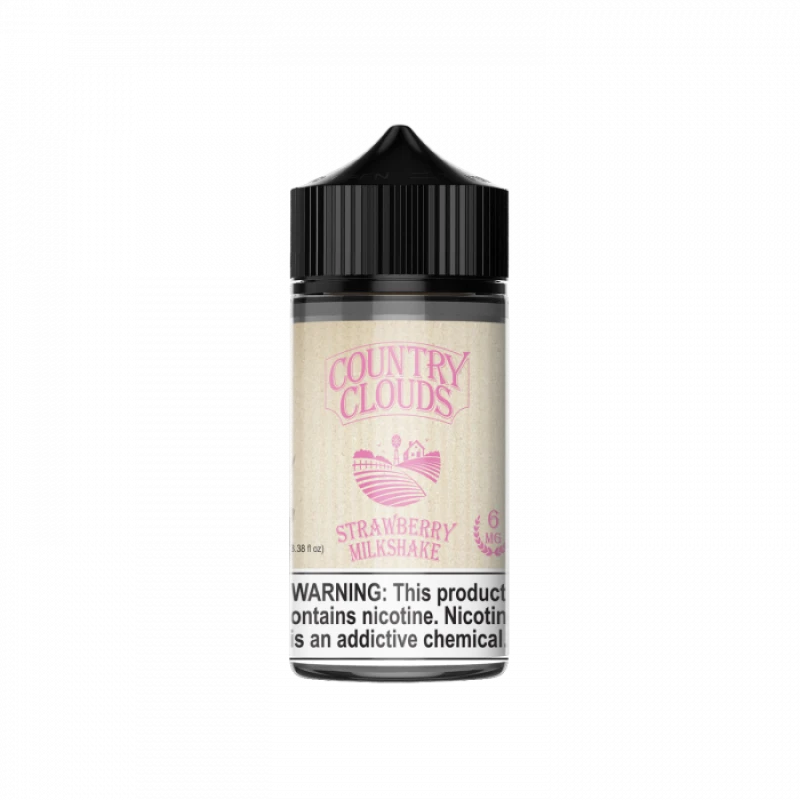 COUNTRY CLOUDS - STRAWBERRY MILKSHAKE - 100ML