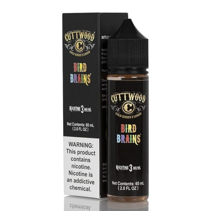 CUTTWOOD E-LIQUIDS - BIRD BRAINS - 60ML CUTTWOOD E-LIQUIDS - BIRD BRAINS - 60ML