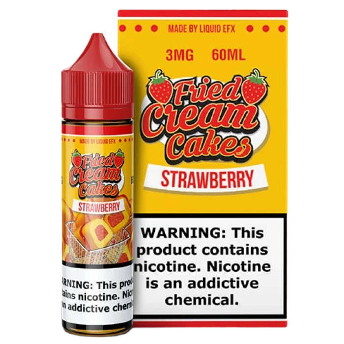 LIQUID EFX VAPE - STRAWBERRY FRIED CREAM CAKES - 60ML
