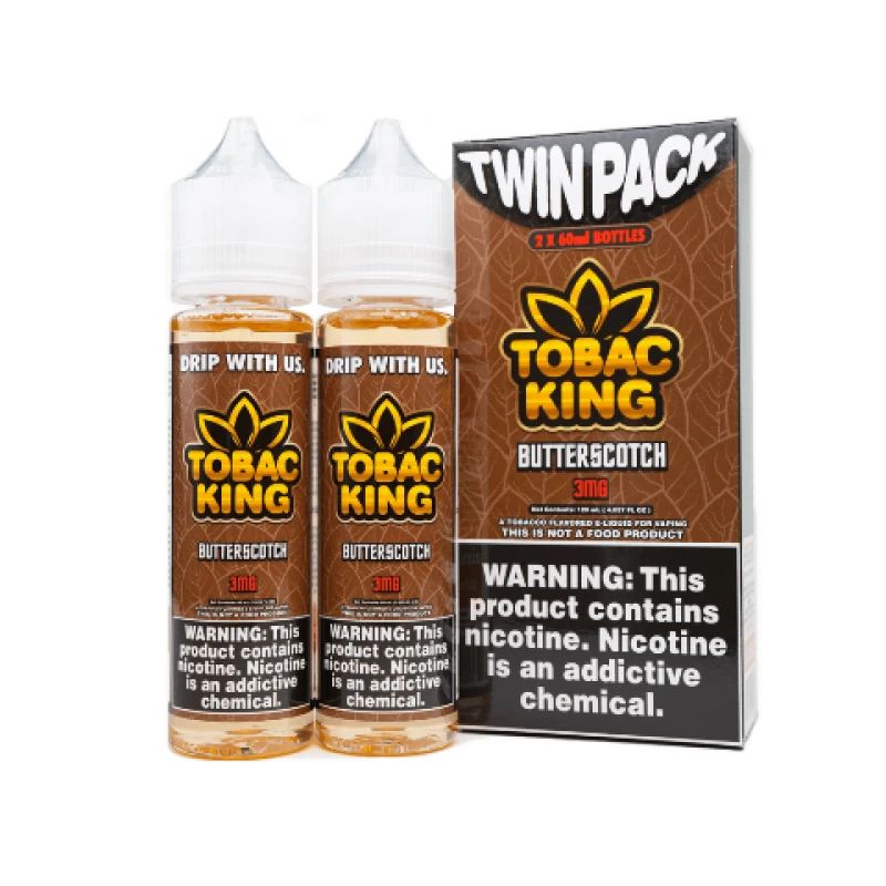 TOBAC KING - BUTTERSCOTCH TOBACCO - 60ML TOBAC KING - BUTTERSCOTCH TOBACCO - 60ML