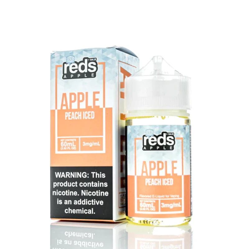 REDS 7DAZE APPLE JUICE - PEACH ICED - 60ML