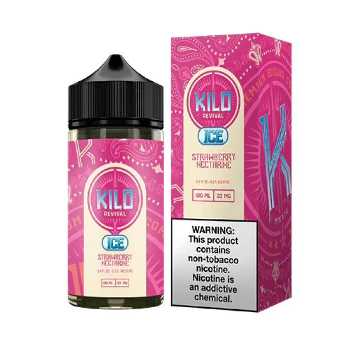 KILO REVIVAL TFN - STRAWBERRY NECTARINE ICE - 100ML