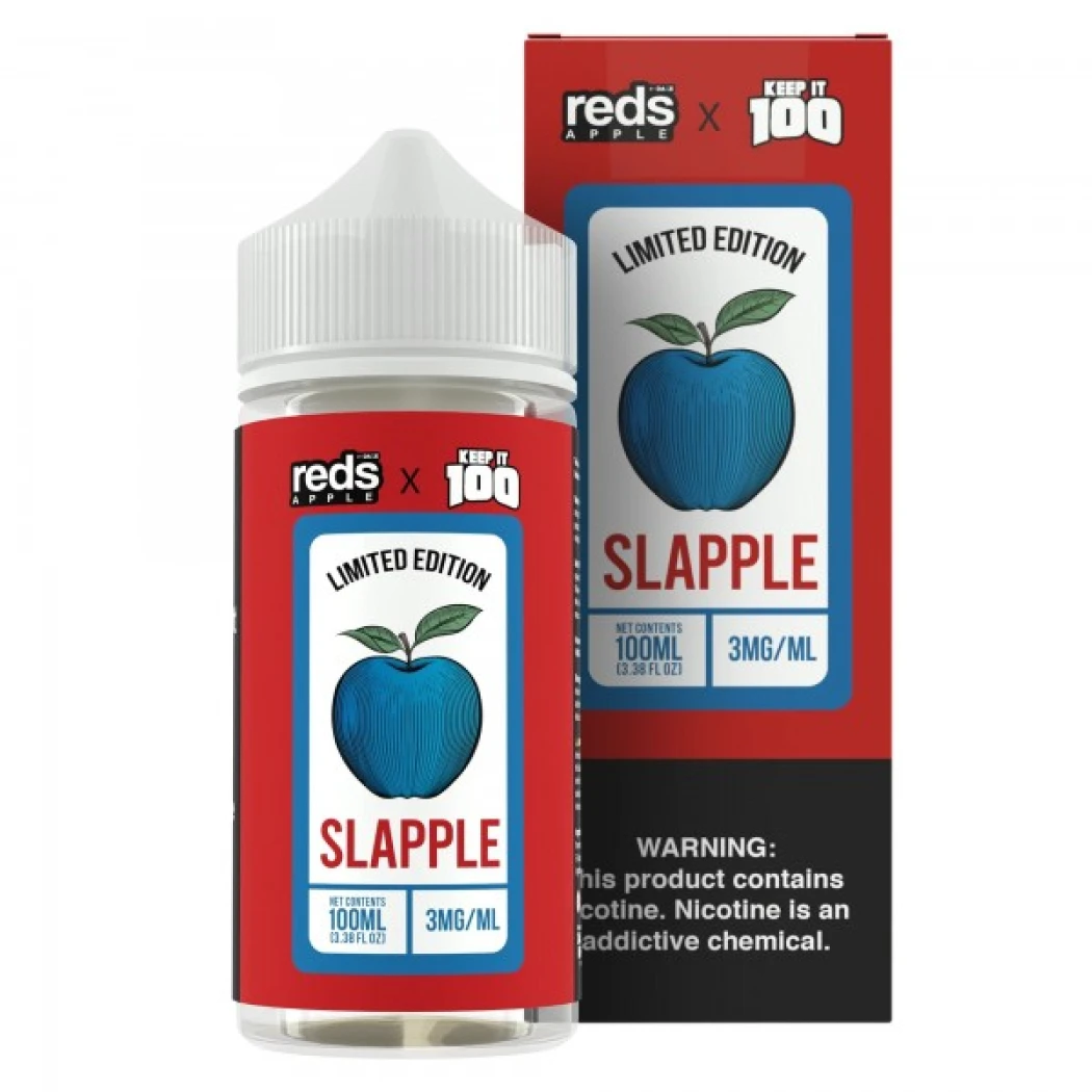 7DAZE X KEEP IT 100 - SLAPPLE - 100ML
