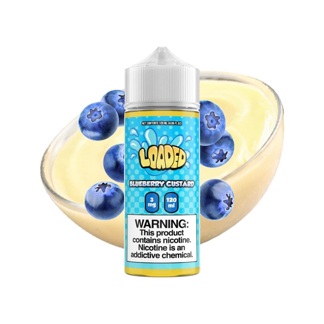 LOADED E-LIQUID - BLUEBERRY CUSTARD - 120ML