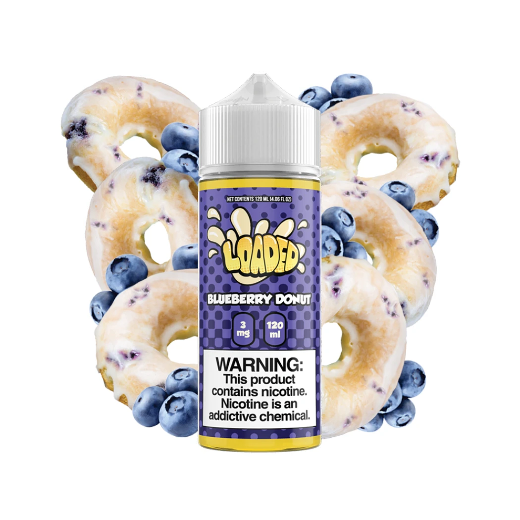 LOADED E-LIQUID - BLUEBERRY DONUT - 120ML