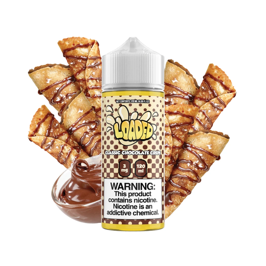 LOADED E-LIQUID - CLASSIC CHOCOLATE CREPE - 120ML