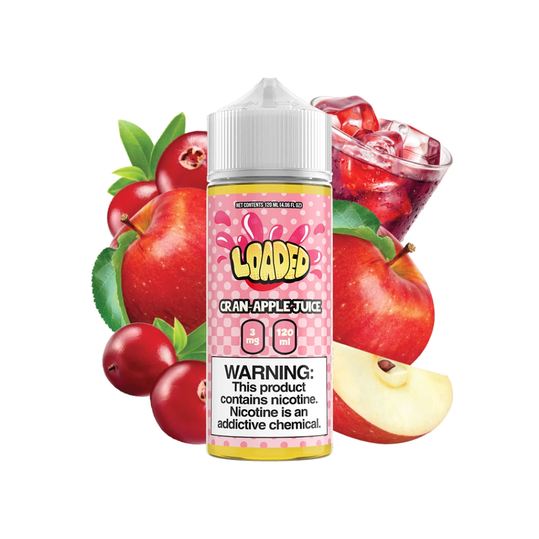 LOADED E-LIQUID - CRAN APPLE JUICE - 120ML