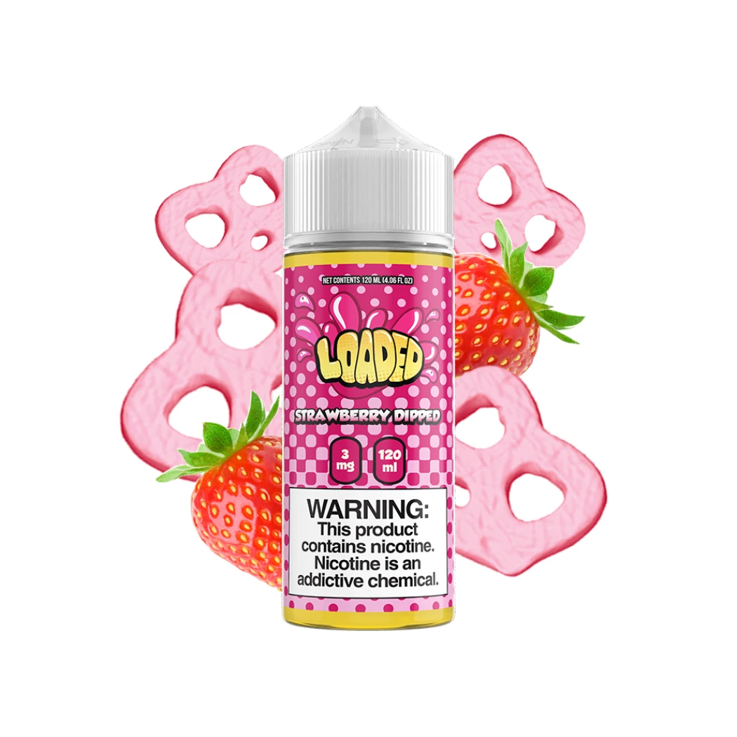 LOADED E-LIQUID - STRAWBERRY DIPPED - 120ML