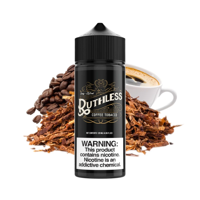 RUTHLESS VAPOR - COFFEE TOBACCO - 120ML RUTHLESS VAPOR - COFFEE TOBACCO - 120ML