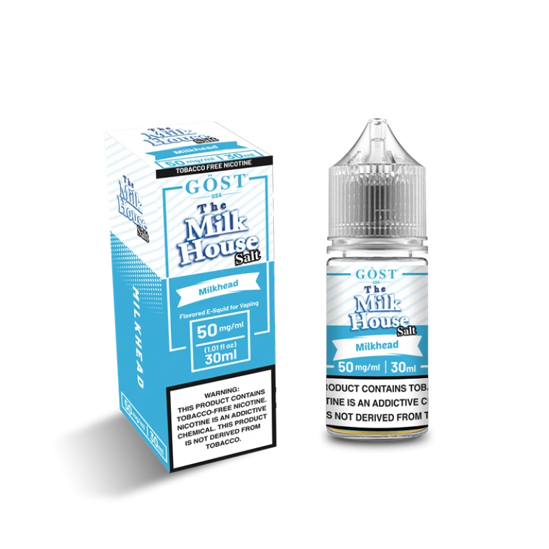 THE MILK HOUSE SALT BY GOST VAPOR - MILKHEAD SALT - 30ML