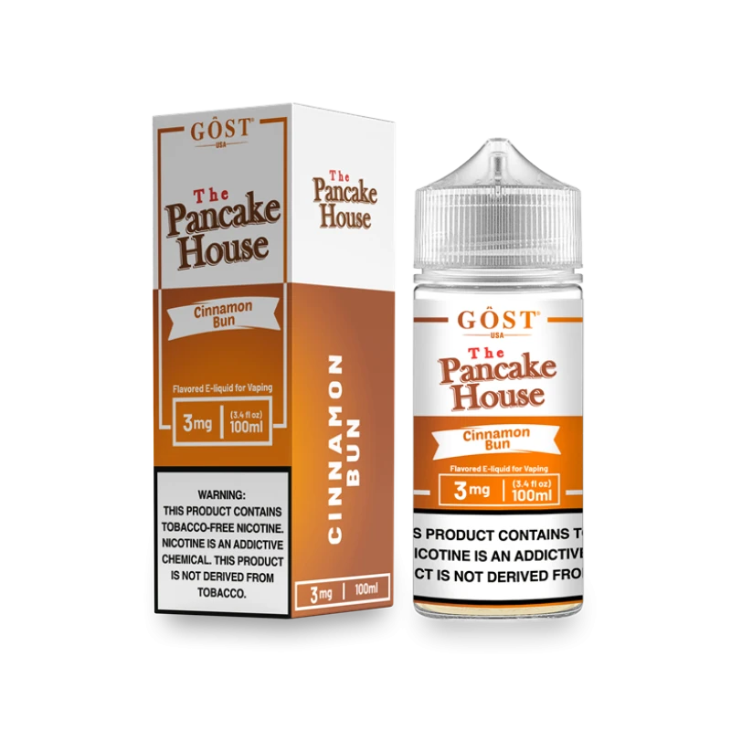 THE PANCAKE HOUSE BY GOST VAPOR - CINNAMON BUN - 100ML