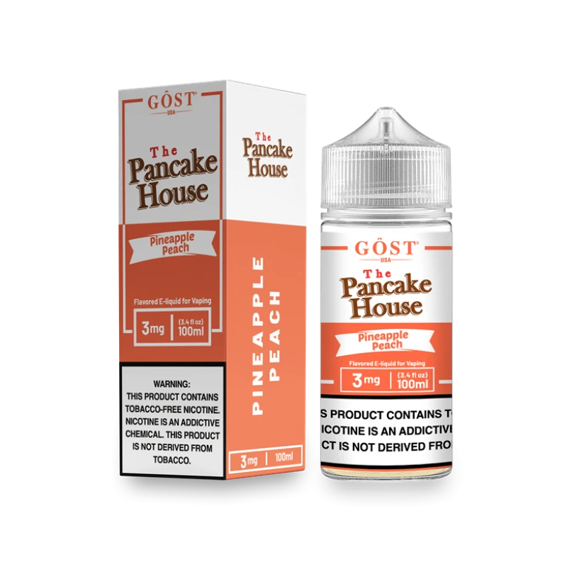 THE PANCAKE HOUSE BY GOST VAPOR - PINEAPPLE PEACH - 100ML