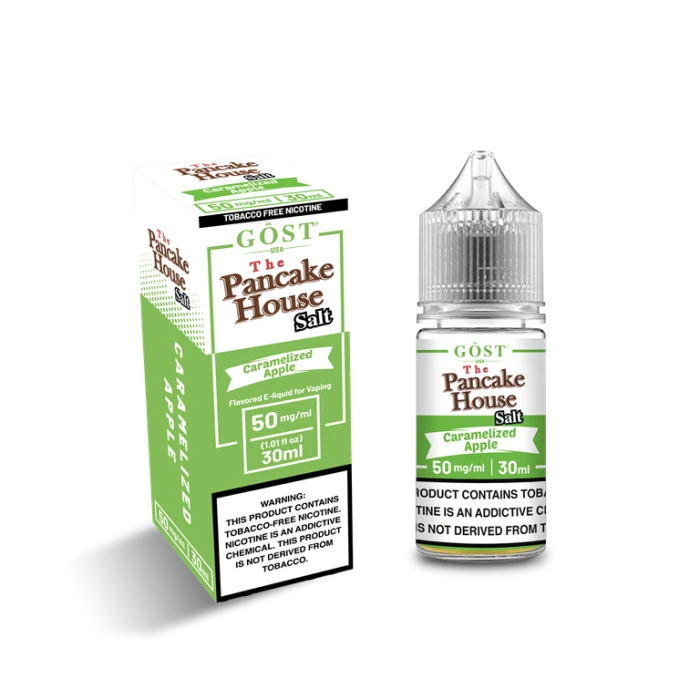 THE PANCAKE HOUSE SALT BY GOST VAPOR - CARAMELIZED APPLE SALT - 30ML