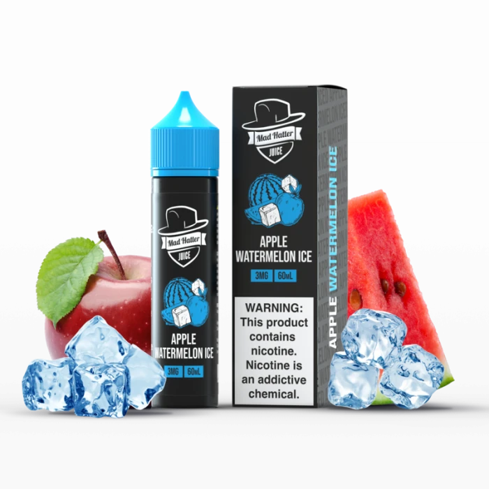 MAD HATTER - APPLE WATERMELON ICE - 60ML MAD HATTER - APPLE WATERMELON ICE - 60ML