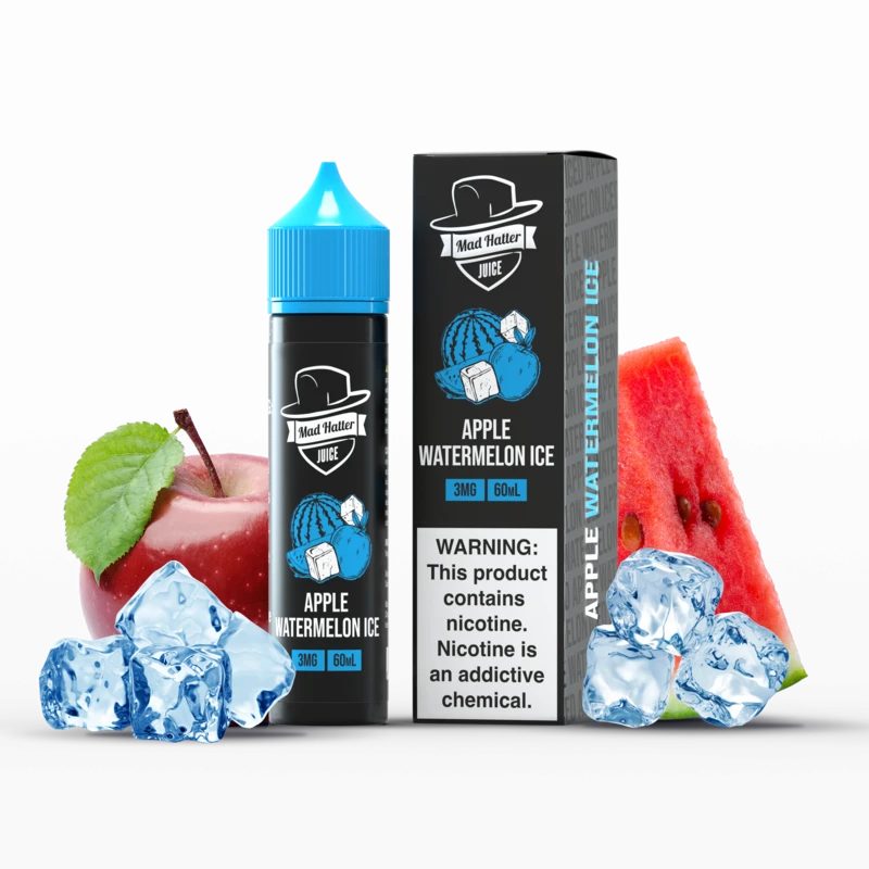 MAD HATTER - APPLE WATERMELON ICE - 60ML MAD HATTER - APPLE WATERMELON ICE - 60ML