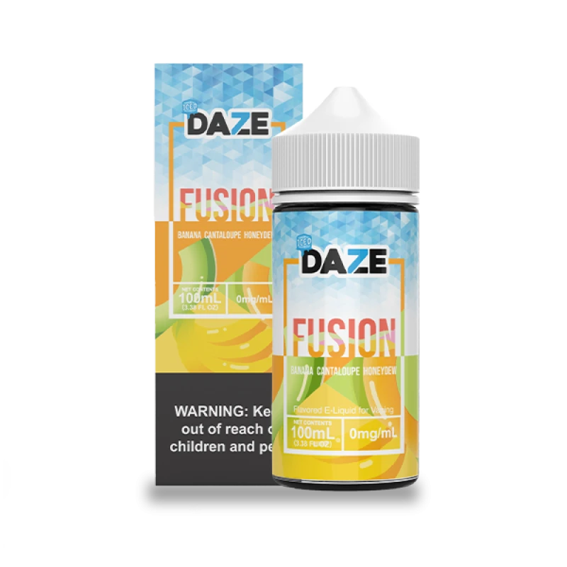 7DAZE FUSION TFN - BANANA CANTALOUPE HONEYDEW ICED - 100ML