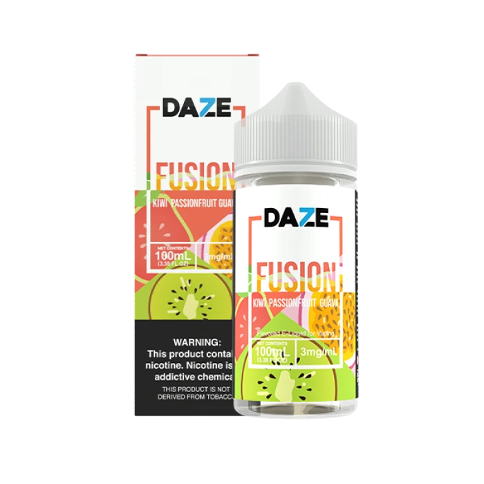 7DAZE FUSION TFN - KIWI PASSIONFRUIT GUAVA - 100ML