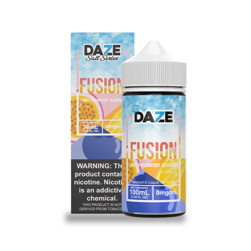 7DAZE FUSION TFN - LEMON PASSIONFRUIT BLUEBERRY ICED - 100ML 7DAZE FUSION TFN - LEMON PASSIONFRUIT BLUEBERRY ICED - 100ML