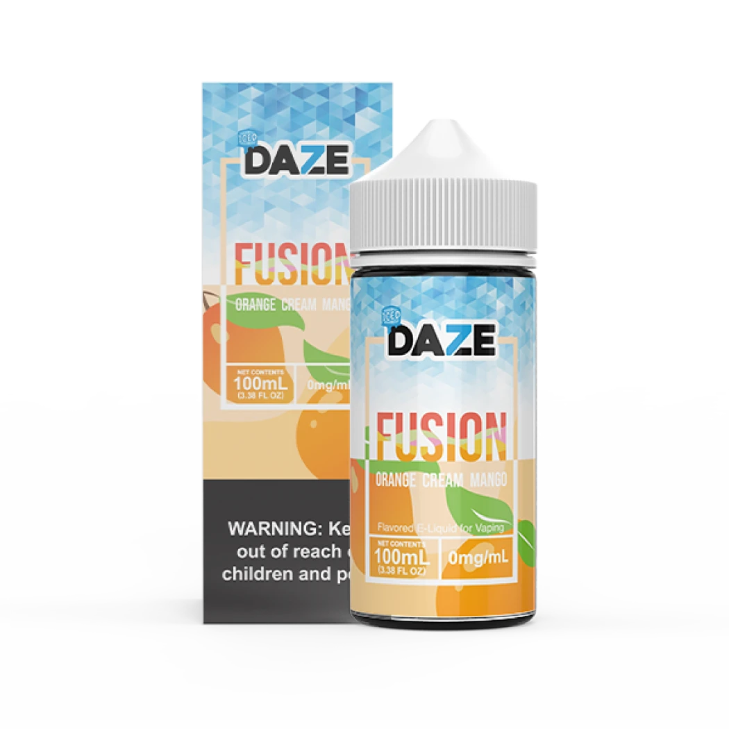 7DAZE FUSION TFN - ORANGE CREAM MANGO ICED - 100ML