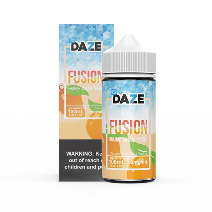7DAZE FUSION TFN - ORANGE CREAM MANGO ICED - 100ML 7DAZE FUSION TFN - ORANGE CREAM MANGO ICED - 100ML
