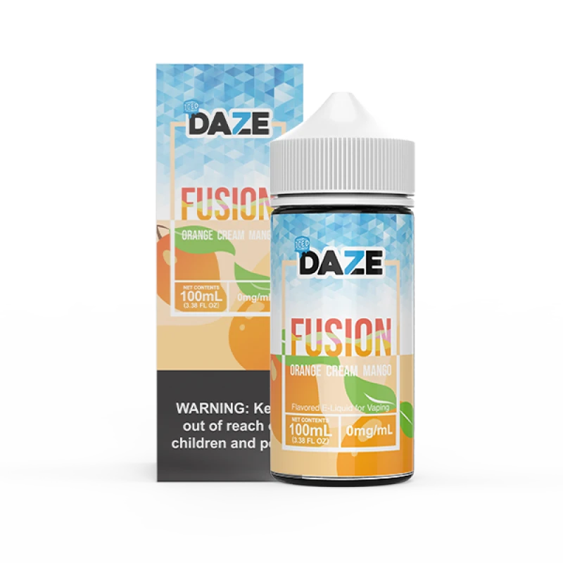 7DAZE FUSION TFN - ORANGE CREAM MANGO ICED - 100ML 7DAZE FUSION TFN - ORANGE CREAM MANGO ICED - 100ML