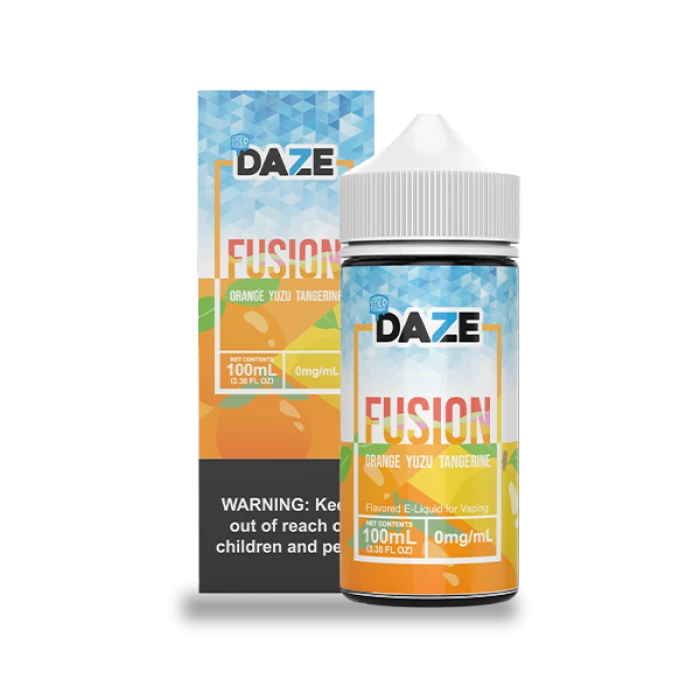 7DAZE FUSION TFN - ORANGE YUZU TANGERINE ICED - 100ML