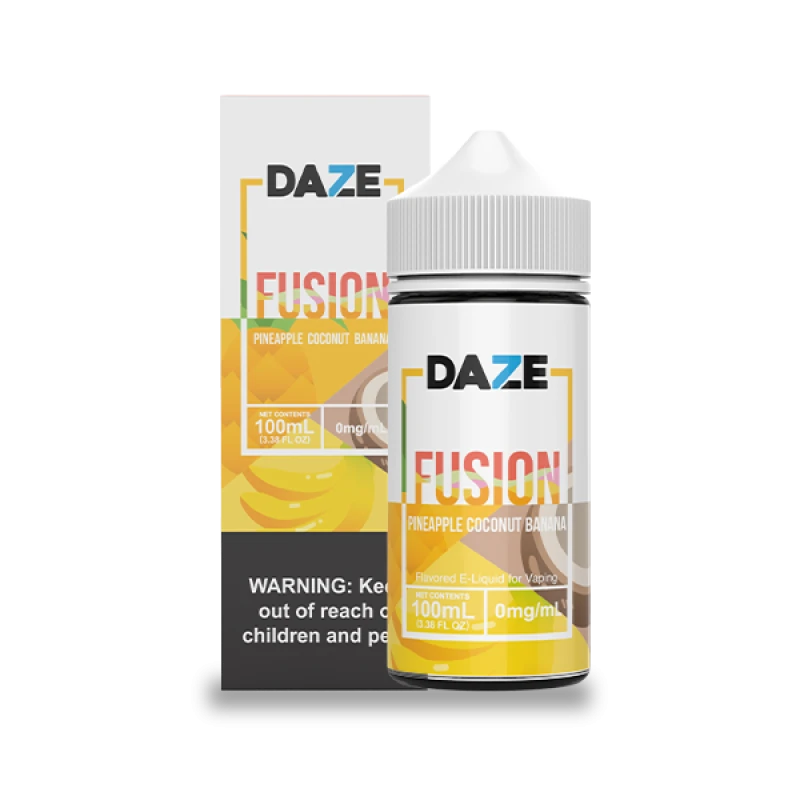 7DAZE FUSION TFN - PINEAPPLE COCONUT BANANA - 100ML