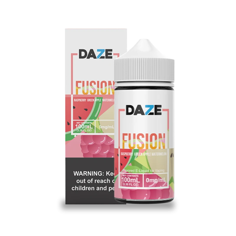 7DAZE FUSION TFN - RASPBERRY GREEN APPLE WATERMELON - 100ML