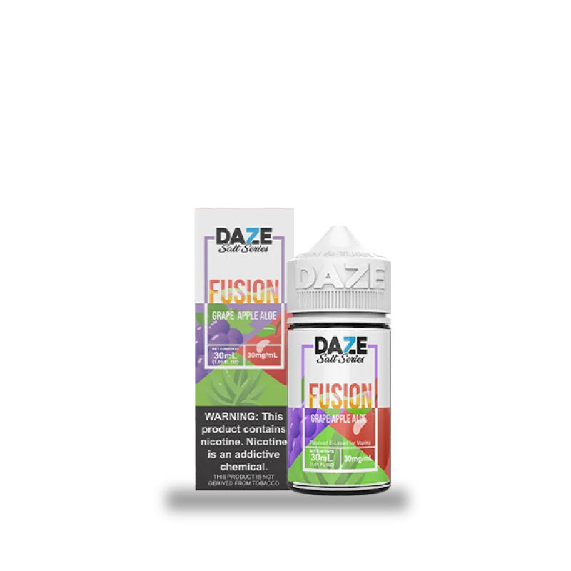 7DAZE FUSION TFN SALT - GRAPE APPLE ALOE - 30ML