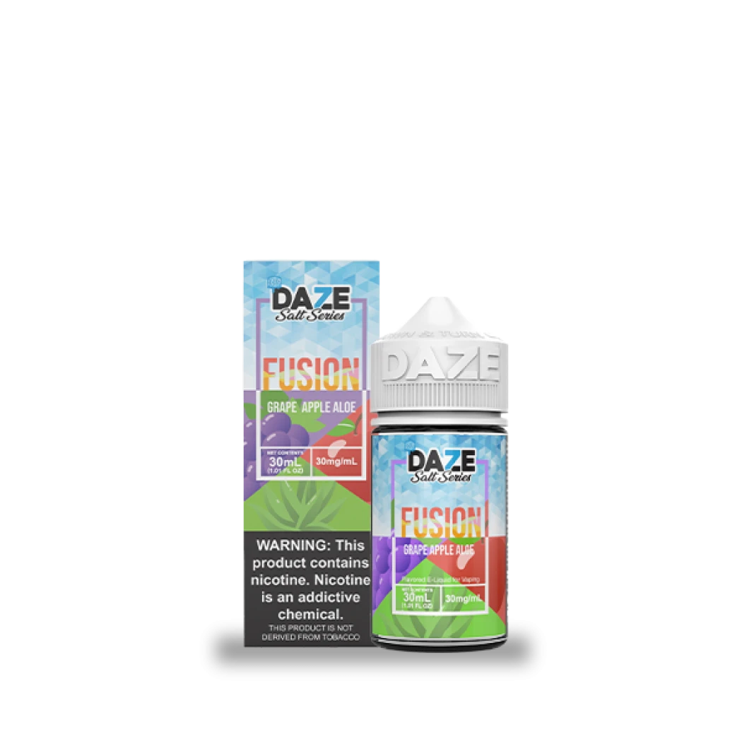 7DAZE FUSION TFN SALT - GRAPE APPLE ALOE ICED - 30ML