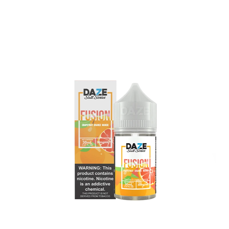 7DAZE FUSION TFN SALT - GRAPEFRUIT ORANGE MANGO - 30ML