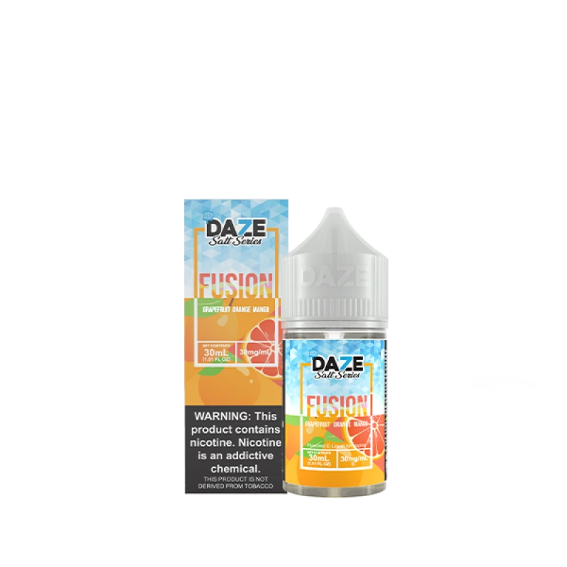 7DAZE FUSION TFN SALT - GRAPEFRUIT ORANGE MANGO ICED - 30ML 7DAZE FUSION TFN SALT - GRAPEFRUIT ORANGE MANGO ICED - 30ML