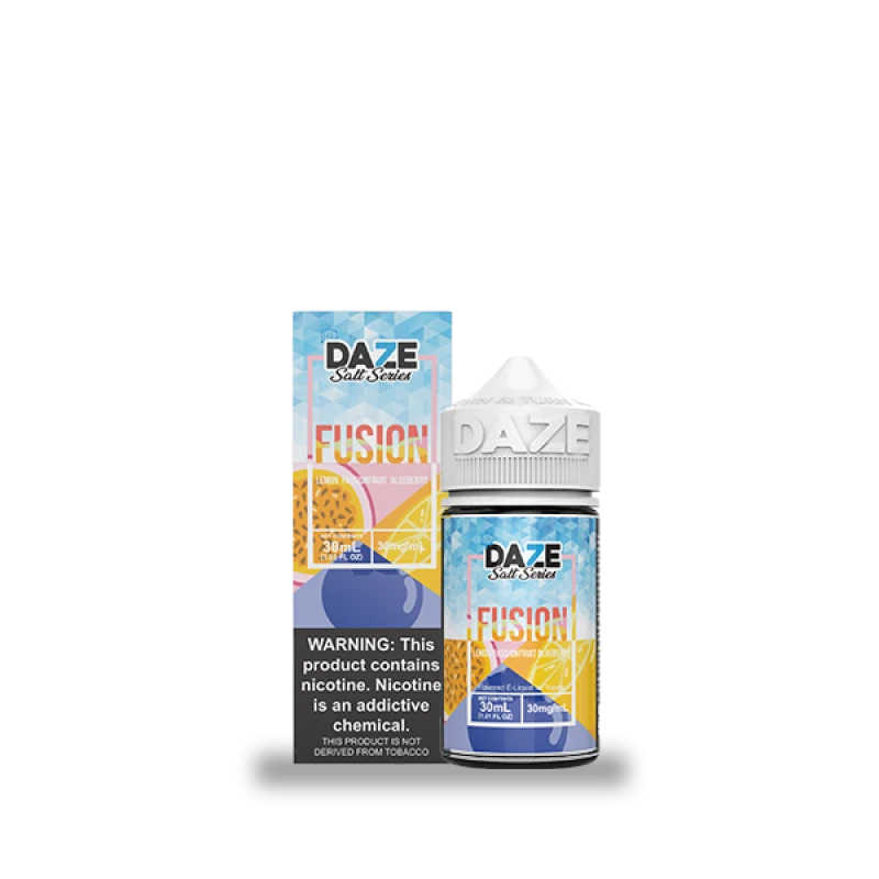 7DAZE FUSION TFN SALT - LEMON PASSIONFRUIT BLUEBERRY ICED - 30ML