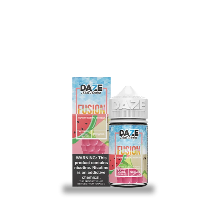 7DAZE FUSION TFN SALT - RASPBERRY GREEN APPLE WATERMELON ICED - 30ML