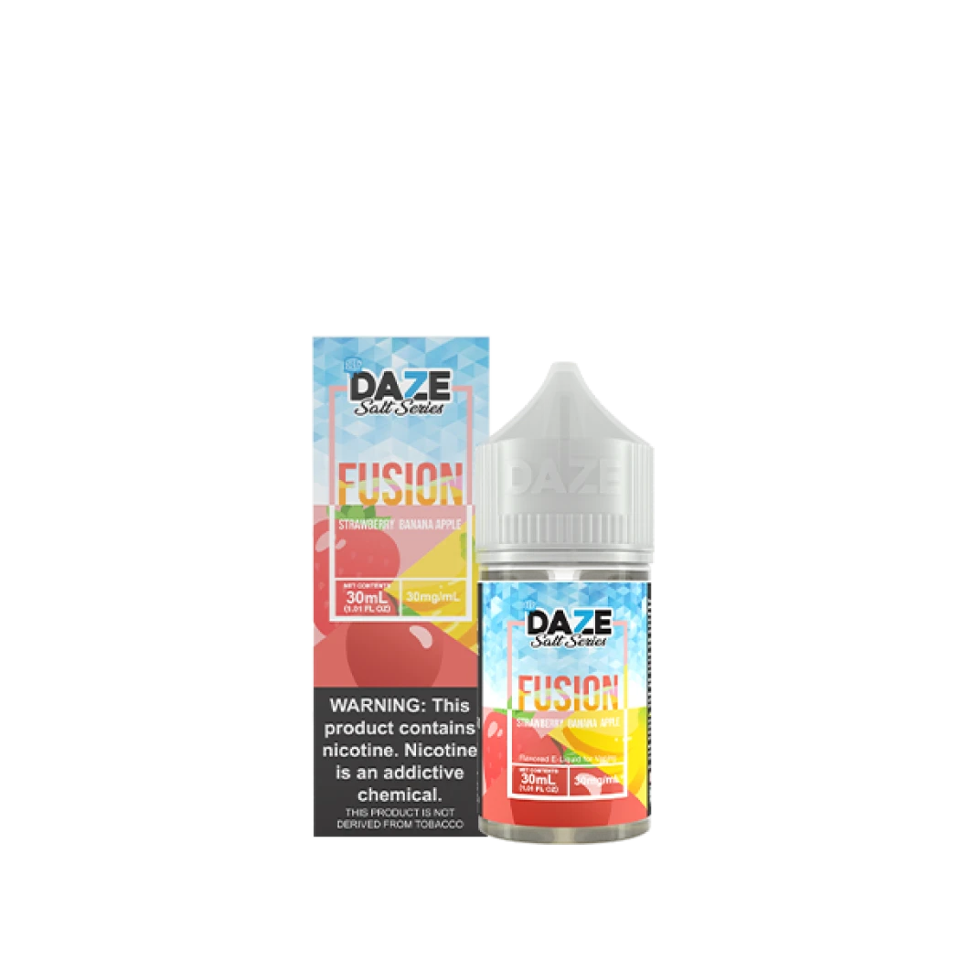 7DAZE FUSION TFN SALT - STRAWBERRY BANANA APPLE ICED - 30ML