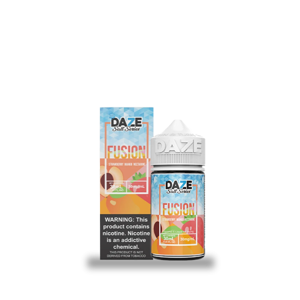 7DAZE FUSION TFN SALT - STRAWBERRY MANGO NECTARINE ICED - 30ML