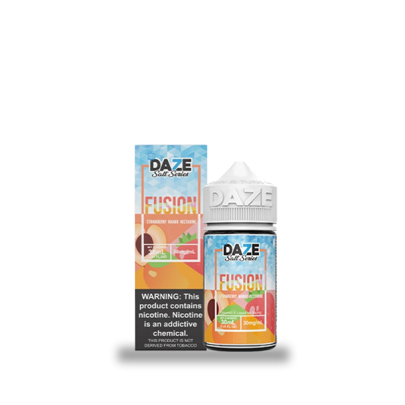 7DAZE FUSION TFN SALT - STRAWBERRY MANGO NECTARINE ICED - 30ML
