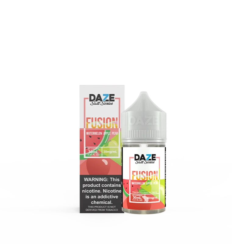 7DAZE FUSION TFN SALT - WATERMELON APPLE PEAR - 30ML