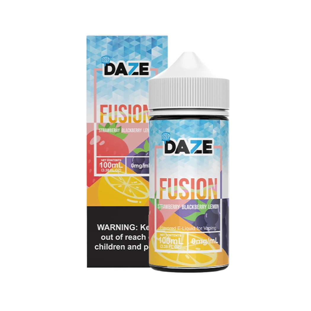 7DAZE FUSION TFN - STRAWBERRY BLACKBERRY LEMON ICED - 100ML