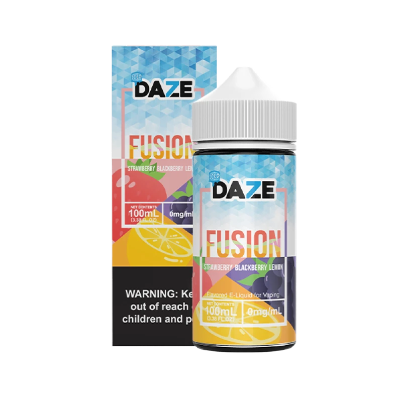 7DAZE FUSION TFN - STRAWBERRY BLACKBERRY LEMON ICED - 100ML 7DAZE FUSION TFN - STRAWBERRY BLACKBERRY LEMON ICED - 100ML