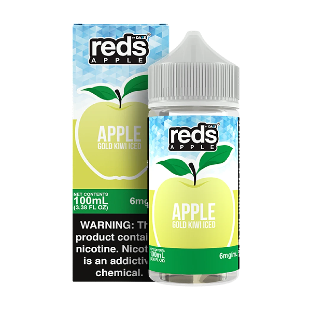 7DAZE REDS APPLE JUICE - GOLD KIWI ICED - 100ML